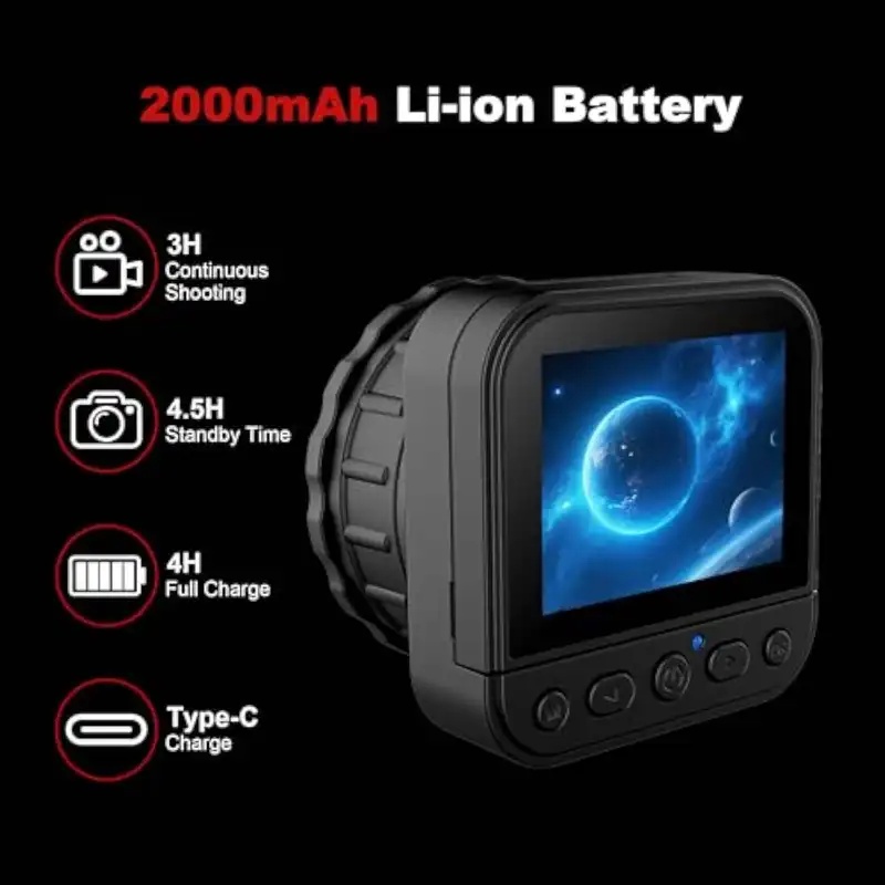 64MP 2.8‘’ Screen 4K Electroni - Electronics & Gadgets Charging Gocable 8 In 1 Edc 100W Cable ulasan dan harga