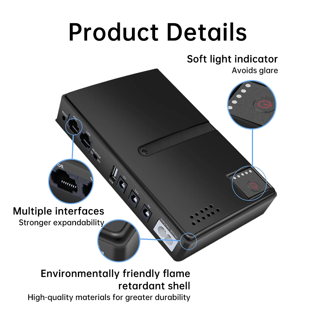 Mini UPS Power Supply for Rout - Portable Wifi Hotspot ulasan dan harga
