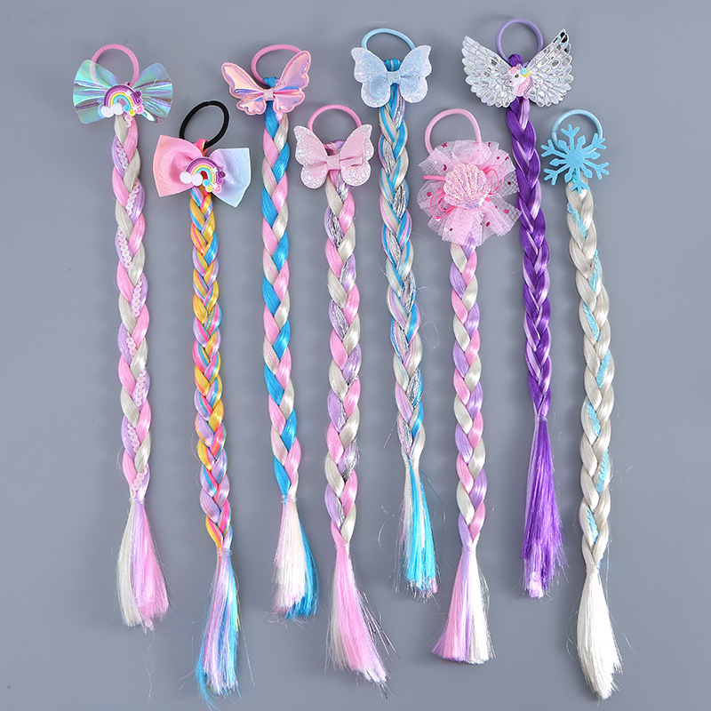 Littler Girls Long Braid Hair  - Elsa Gadget ulasan dan harga