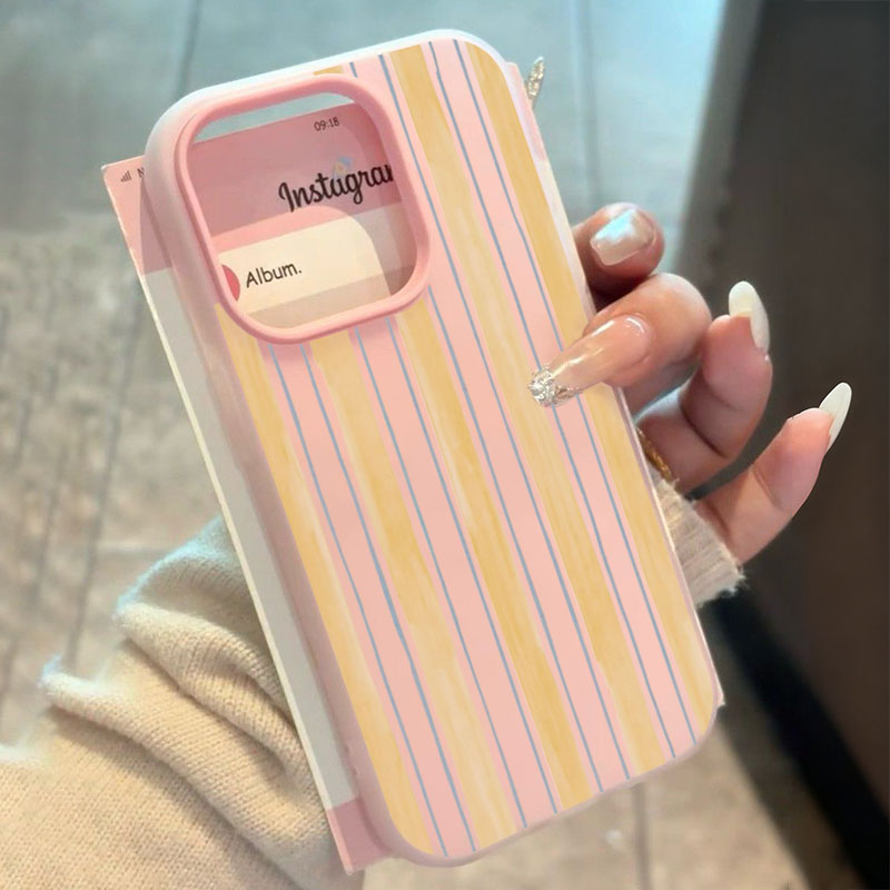 Stylish Yellow Striped Phone C - Samsung Galaxy S24 ulasan dan harga