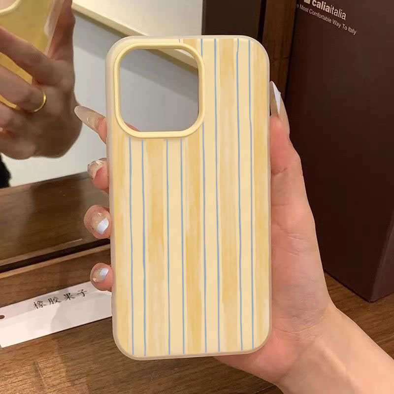 Stylish Yellow Striped Phone C - Samsung Galaxy S24 ulasan dan harga